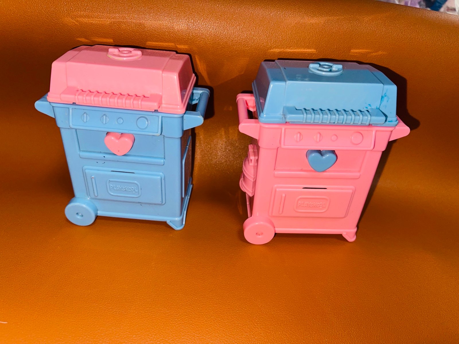 2 awesome playskool super rare grills reverse colors! Dollhouse bbq