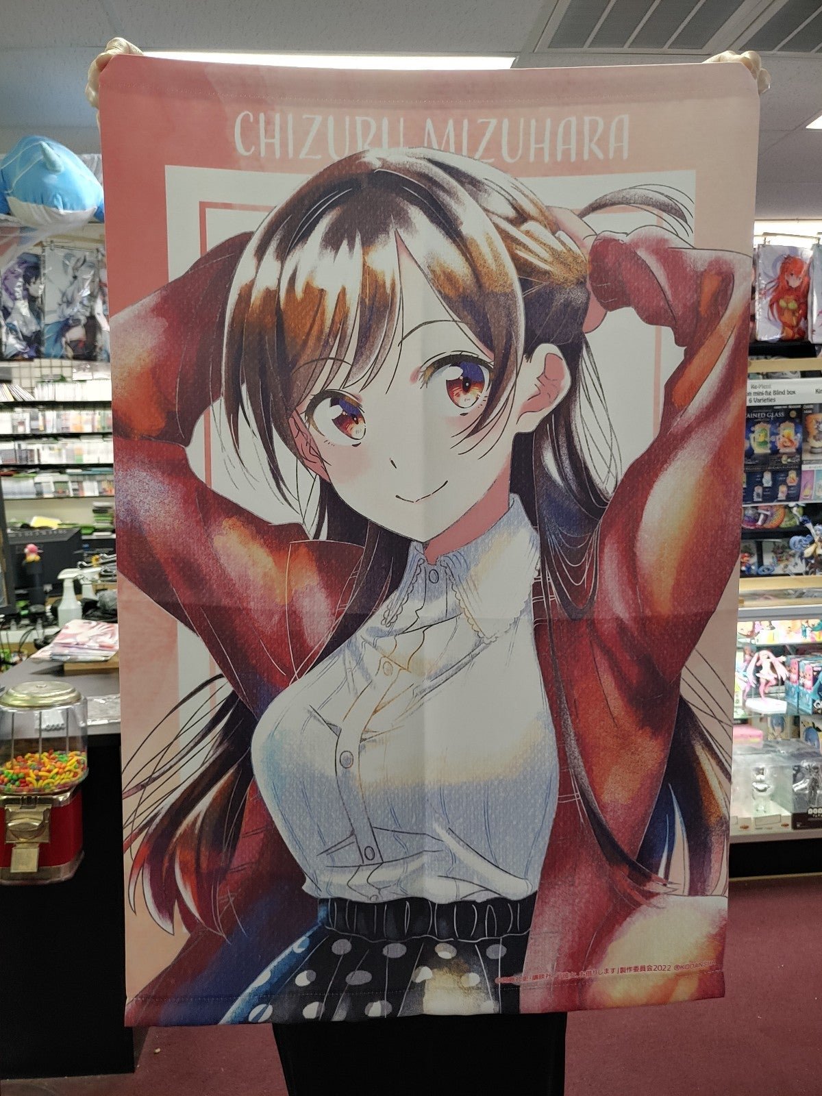 Rent a girlfriend Chizuru Mizuhara Ani-art aqua B2 fabric Wall scroll