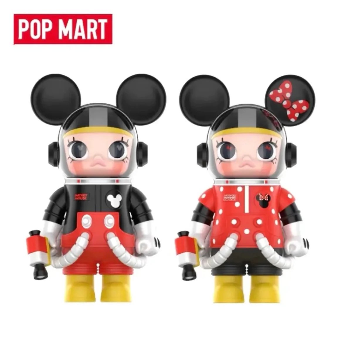 POPMART MEGA SPACE MOLLY MICKEY & MINNIE 100% BLISTER PACK