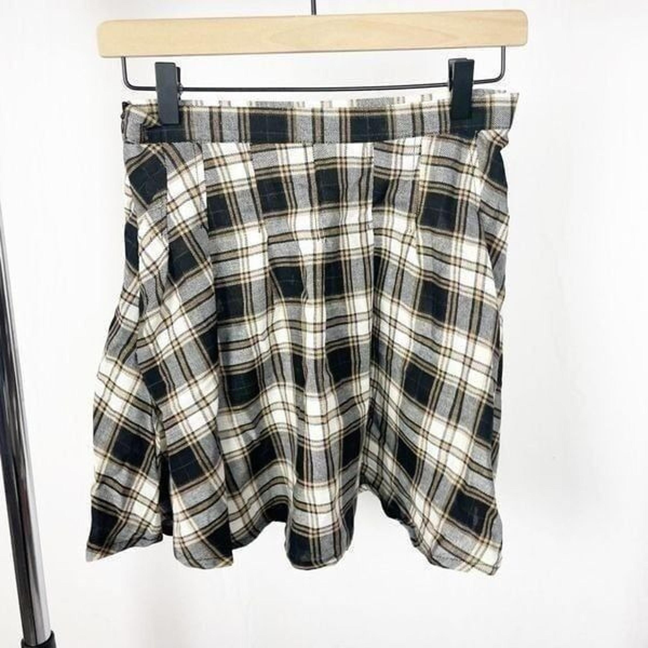 Daisy Street Mini Plaid Skirt fit and flare skater small
