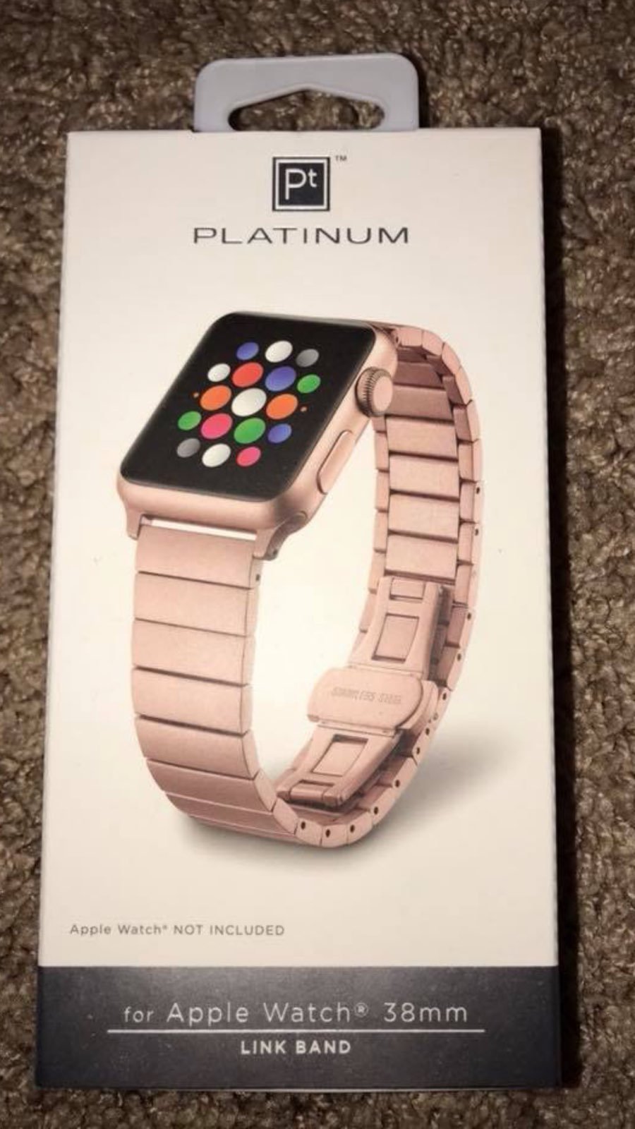 Platinum-link Stainless Steel Band