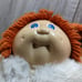 Vintage Cabbage Patch Doll Red Hair Braids with Fur Coat Coleco 1982 VTG Fair