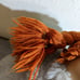 Vintage Cabbage Patch Doll Red Hair Braids with Fur Coat Coleco 1982 VTG Fair