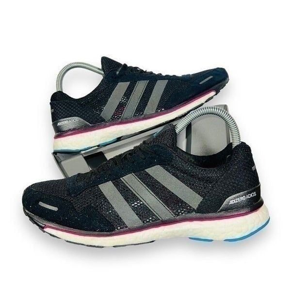 Adidas Adizero Adio 3 Boost Core Black AQ0192 Women's 8