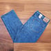 NWT Levis 541 Jeans Blue Distressed Athletic Tapered Stretch Denim Mems 40x30