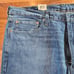 NWT Levis 541 Jeans Blue Distressed Athletic Tapered Stretch Denim Mems 40x30