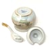 Porcelain Lusterware Serving Set 4 Jars w/Lids Spoons & Tray Thailand