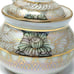 Porcelain Lusterware Serving Set 4 Jars w/Lids Spoons & Tray Thailand