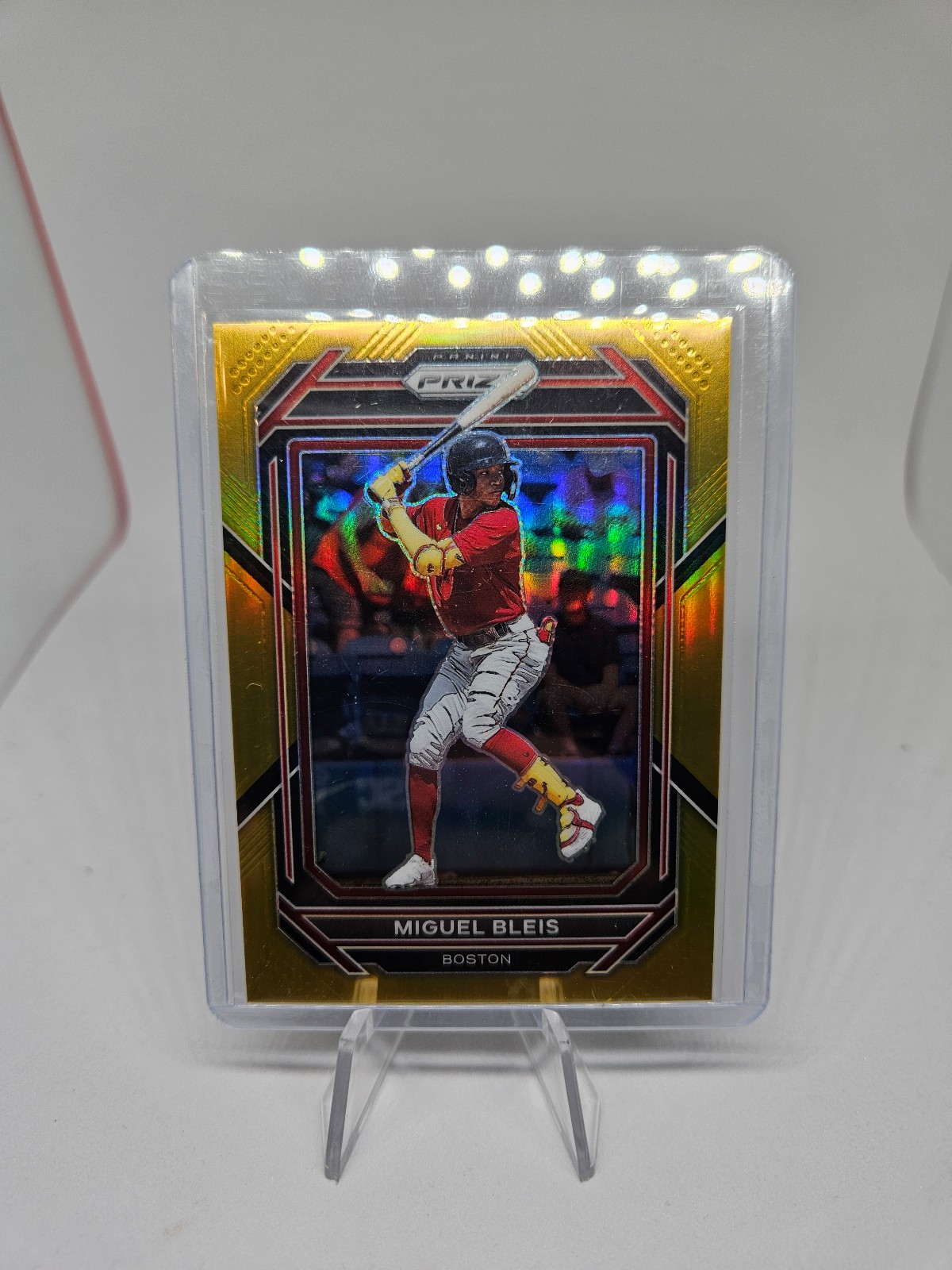 MIGUEL BLEIS-2023 Panini Prizm Gold #7/10 Red Sox