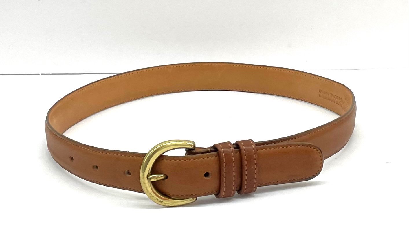 Coach 8400 British Tan Leather Belt Timeless Design