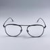 Tom Ford FT5691-B 012 Eyeglasses Dark Ruthenium Blue Block Unisex Pilot