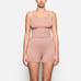 SKIMS Sienna Brown Pull On Sleep Shorts 4X
