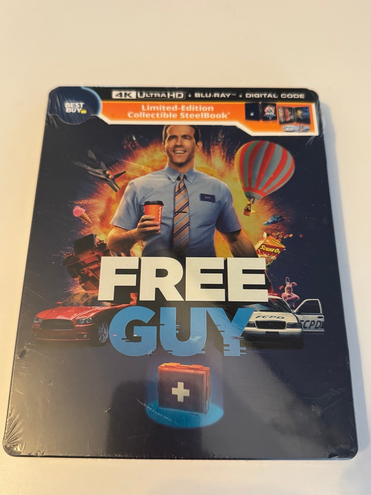 (Best Buy) Free Guy steelbook 4k, SEALED, OOP & RARE