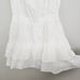 NWT Aqua Swim Ivory White Cotton Eyelet Floral Peasant Off The Shoulder Dress