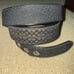 Coach Black Belt with silver accents