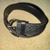 Coach Black Belt with silver accents
