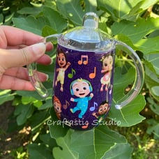 Purple Cocomelon Music Sippy Cup