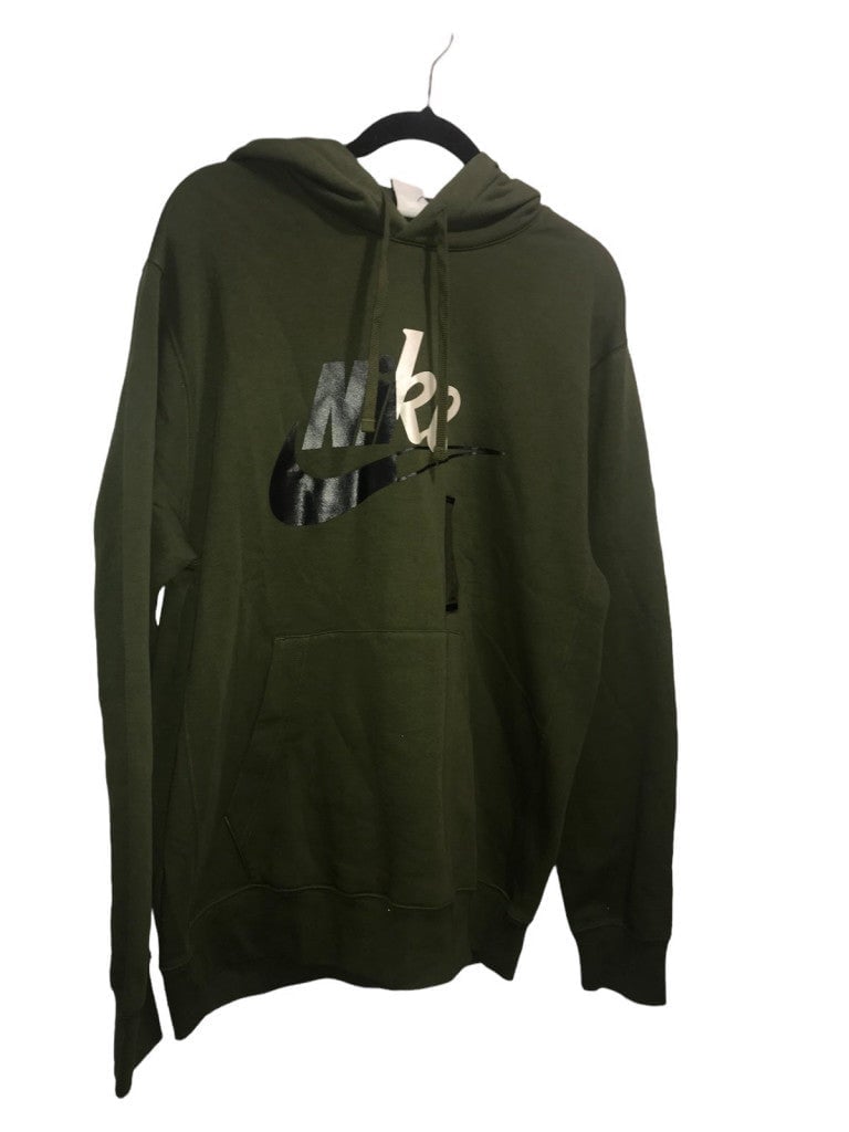 Nike Sport Essential Pullover Hoodie Green Large