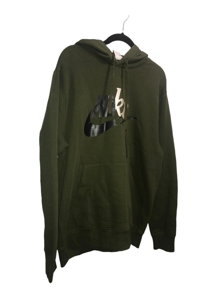 Nike Sport Essential Pullover Hoodie Green Large - detail