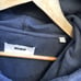 Buck Mason heavyweight navy blue full zip hoodie sweater Mens size xxl