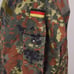 German Bundeswehr Flecktarn Camo Military Parka Jacket GR12 L Tall Hood Woodland