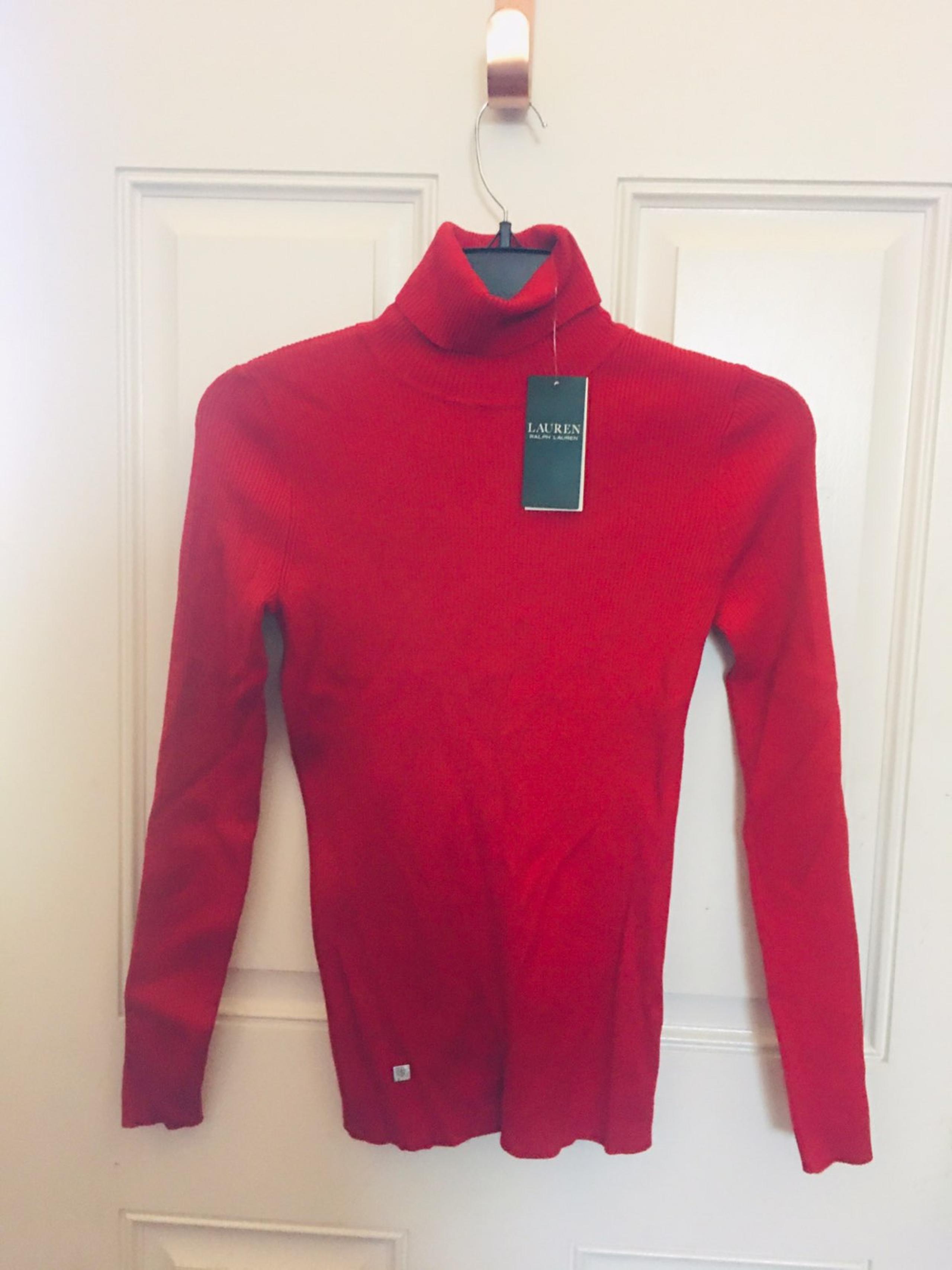 Lauren Ralph Lauren Ribbed Turtleneck Sw