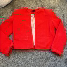 Theory Grenadine Tweed Blazer Jacket