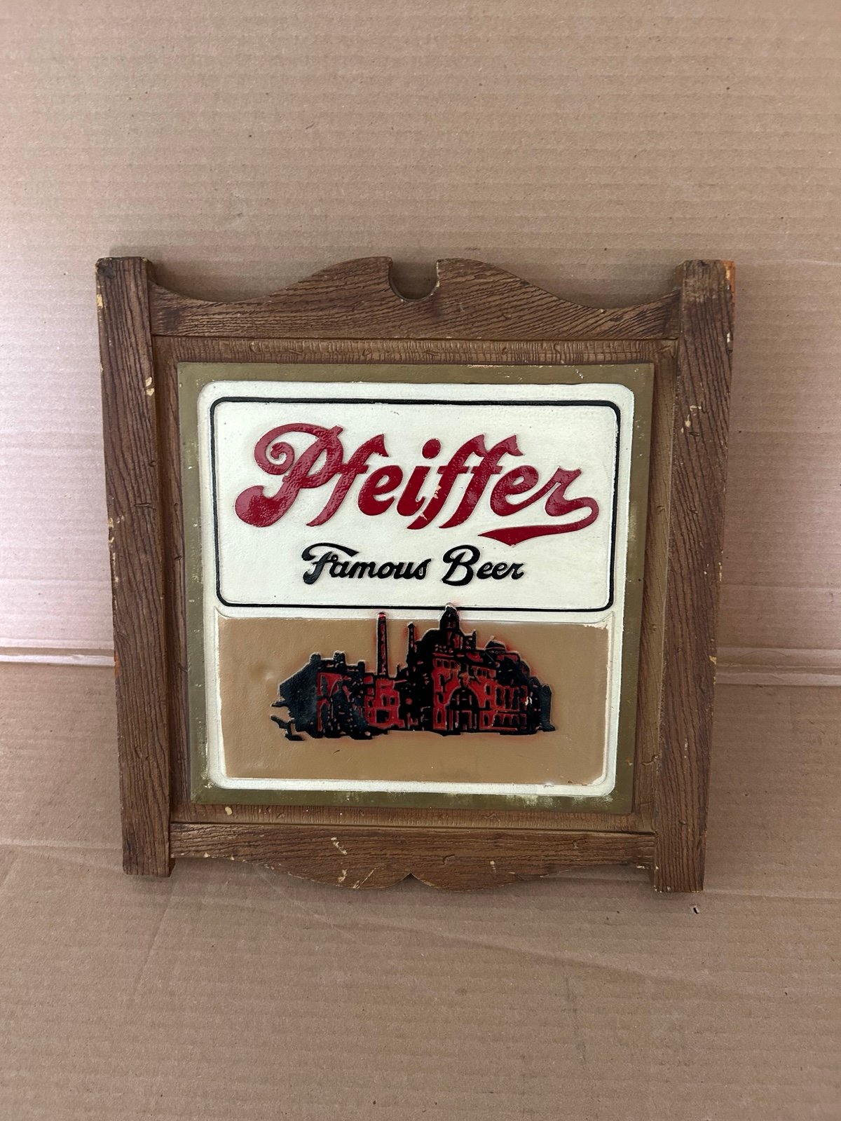 Pfeiffer Beer Sign/Plaque