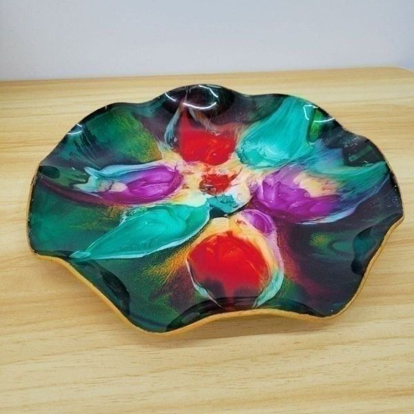 Vintage Seetusee Mayfair Glass Plate