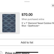 outdoor rug