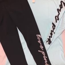 Pink M bling outfit