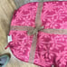 Set of 2 pink palm tree seat cushions outdoor Tommy Bahama