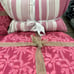 Set of 2 pink palm tree seat cushions outdoor Tommy Bahama