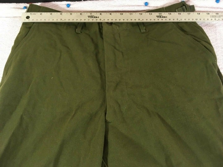 OLIVE DRAB WOOL FIELD PANTS *MED* 02863