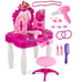 PREXTEX Kids Makeup Table with Mirror and Chair, Princess Play Set, Kids...