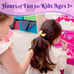 PREXTEX Kids Makeup Table with Mirror and Chair, Princess Play Set, Kids...