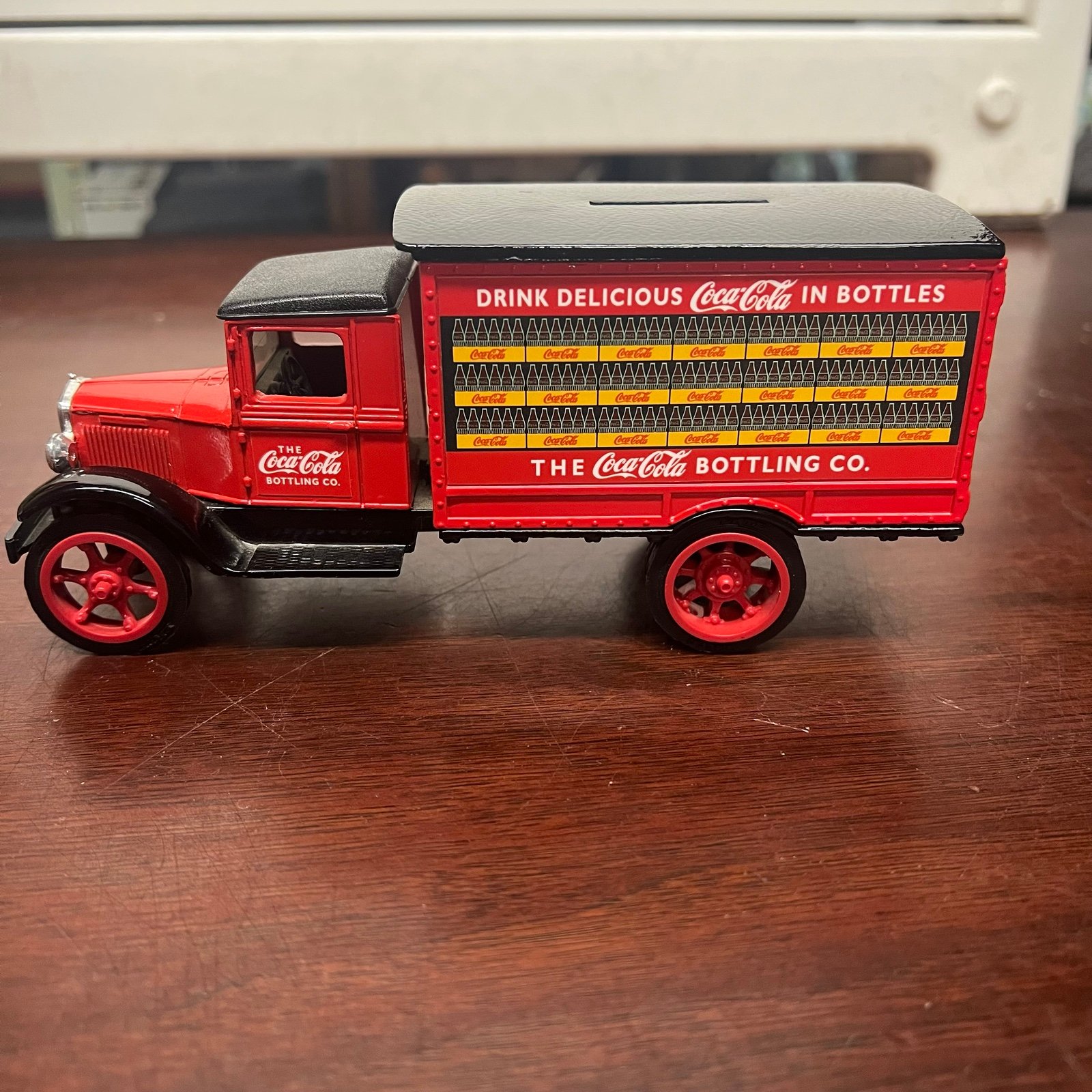 VINTAGE COCA-COLA ERTL DIE-CAST METAL DELIVERY TRUCK BANK 1993 #2783