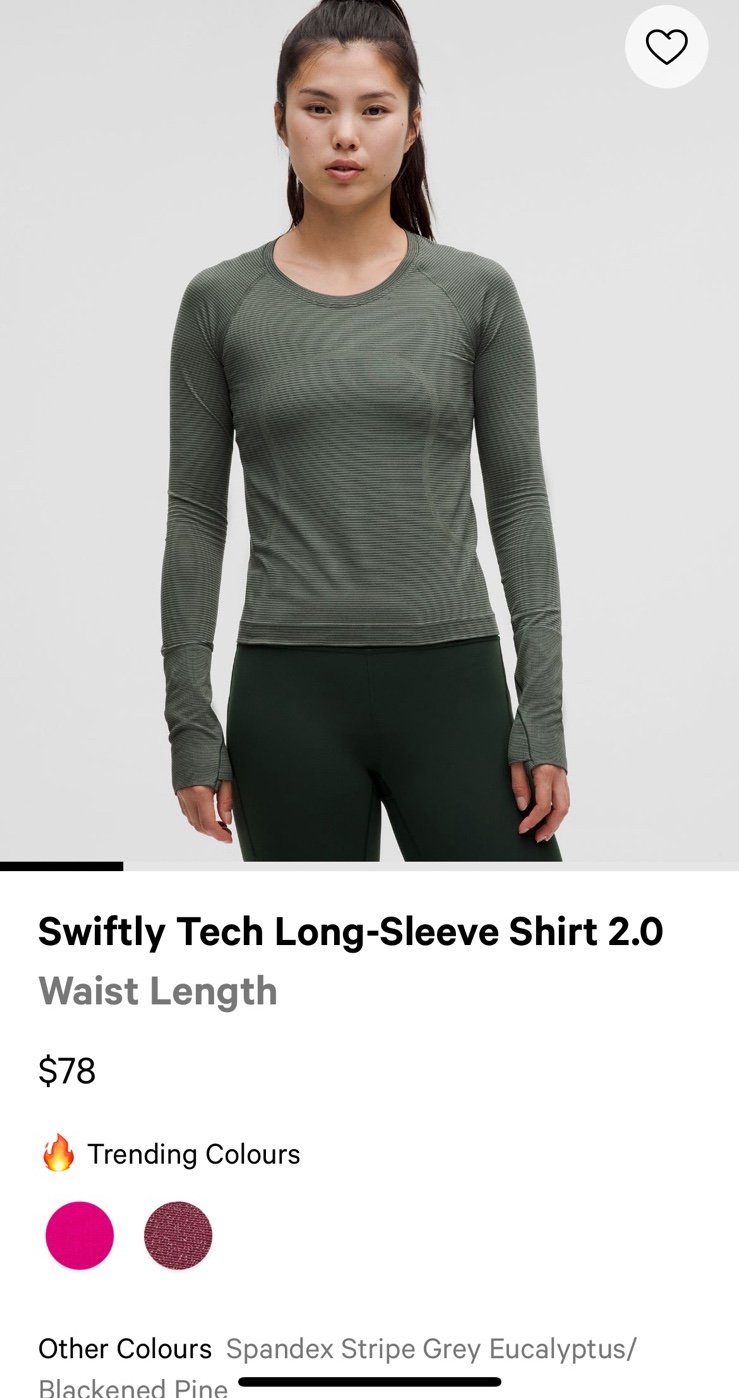 Swiftly tech long sleeve