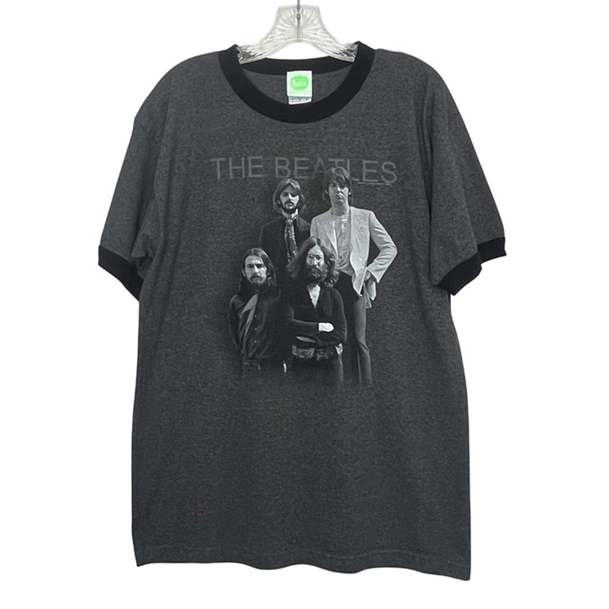 The Beatles Vintage Graphic Tshirt Mens Large Gray Band Concert