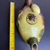 Majolica Teapot Lady Bug Leaves Art Pottery Boho Vines Cottage Core Vintage
