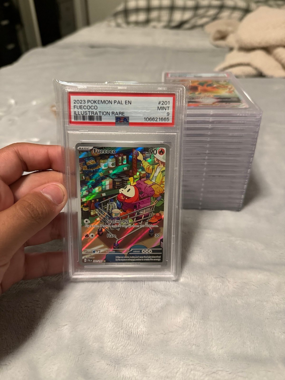 pokemon fuecoco 201 psa 9