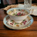 Paragon Tea Cup/Saucer By Appointment To Her Majesty Gilded Gold Fruit Pattern