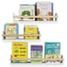Kids Room Decor Wall Mounted Bookshelf - Set of 3-WF