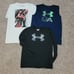 Under Armour UA Boys Size XL X-Large Shirt Lot ~ Tank Short Sleeve & Longsleeve
