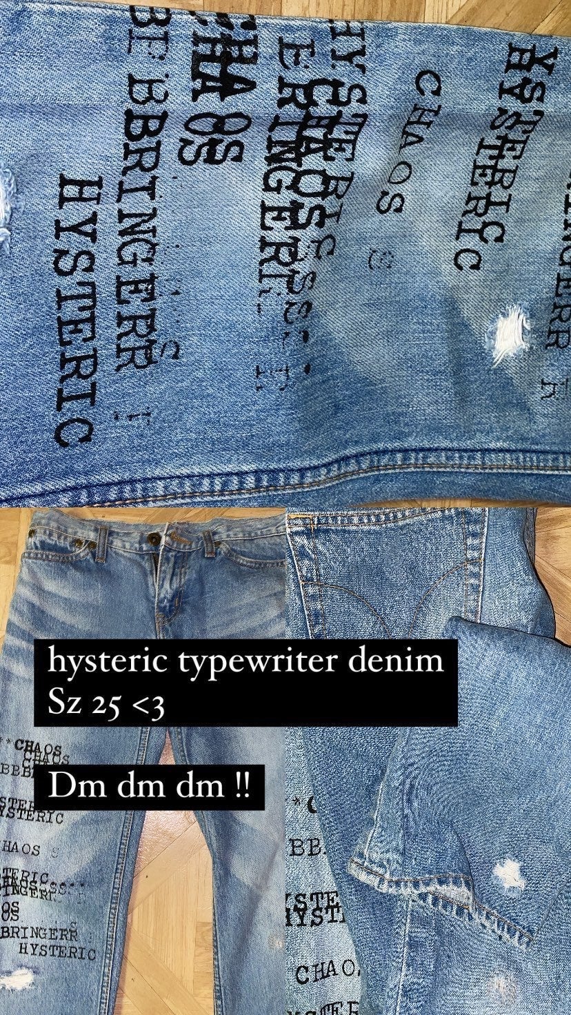 Hysteric Typewriter Jeans