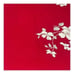 Vintage Floral Tablecloth Red & White 54”x62 Victorian Flowers Country Boho