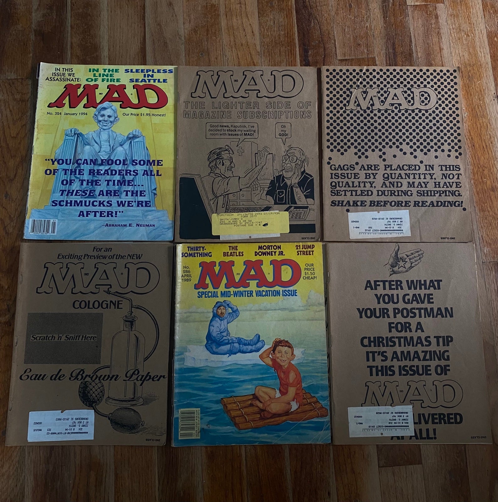 MAD vintage magazines 7/each