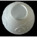 GONE WITH THE WIND 10 Wagon Wheel/Wheat Hurricane Lamp Milk Glass Shade Globe
