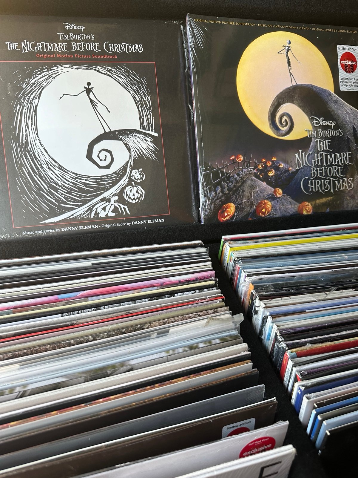 2 NEW SEALED NIGHTMARE BEFORE CHRISTMAS VINYL RECORDS
