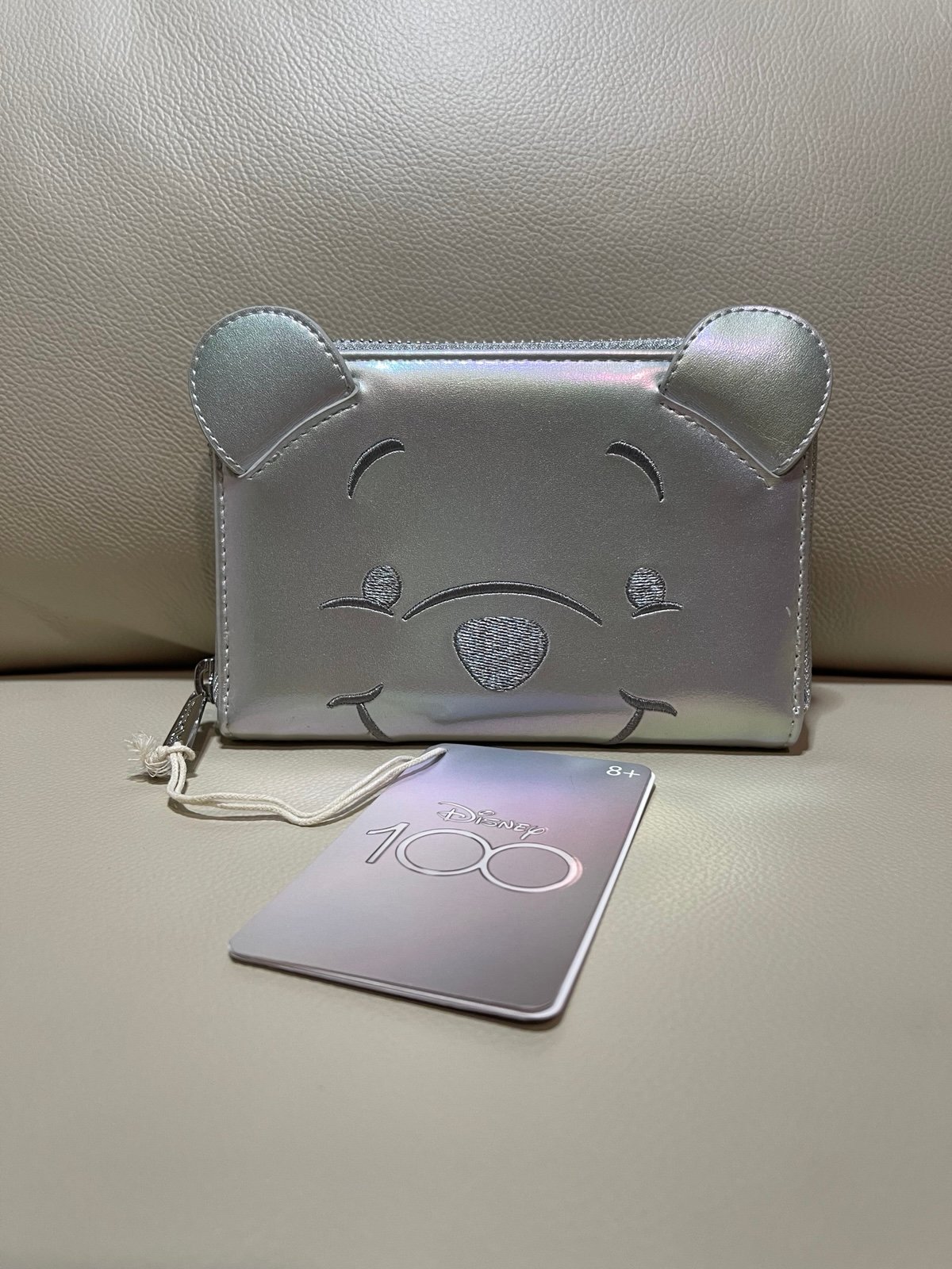 Loungefly Disney 100th Platinum Winnie the Pooh Cosplay Zip Around Wallet